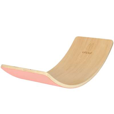 Balance board with pink felt for kids LULILO Ajlo