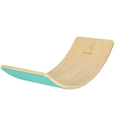 Balance board with turquoise felt for kids LULILO Ajlo