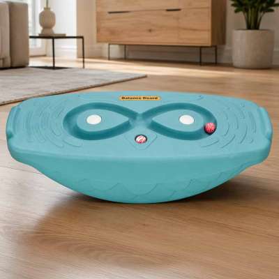 Balancing balance board with maze balance rocker for children turquoise