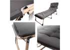 Camping bed with pillow 193 cm dark grey 3