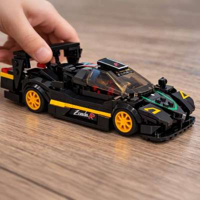 Car Rastar 93900-B Pagani Zonda R 1:28 building blocks 387el.