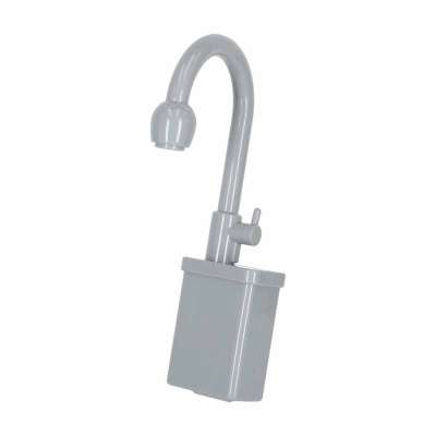 Children's dishwashing sink with accessories flies water blue