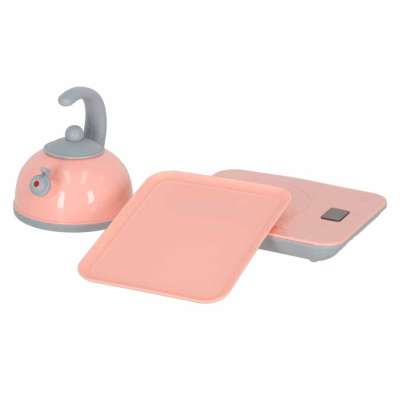 Children's dishwashing sink with accessories flies water blue