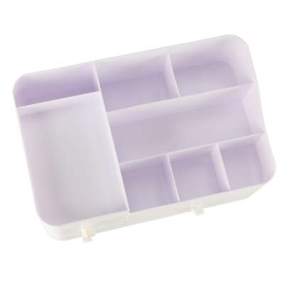 Cosmetics organizer for bathroom casket