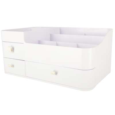 Cosmetics organizer for bathroom casket