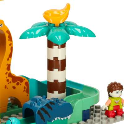 Creative blocks dinosaur park ball track 147 pcs Bibi-inn