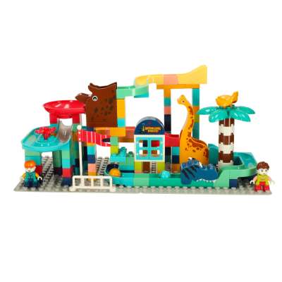 Creative blocks dinosaur park ball track 147 pcs Bibi-inn