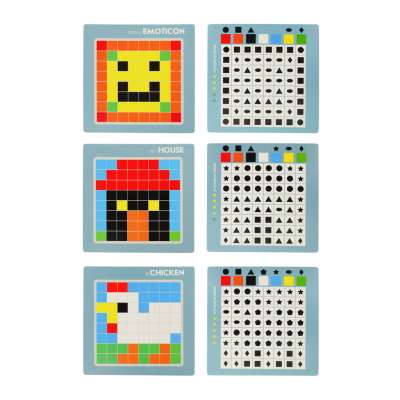 Creative puzzle mosaic blocks
