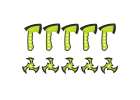 Dart tarcza silikonowa toporek x5 gwiazdka x5 21" 9