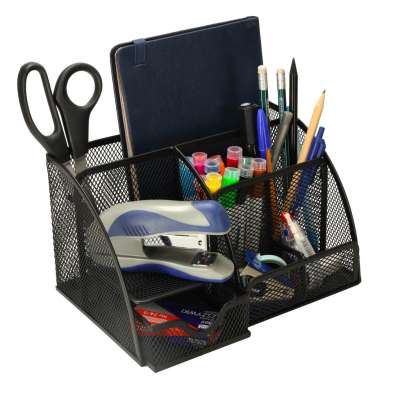 Desk organizer metal 7 compartments