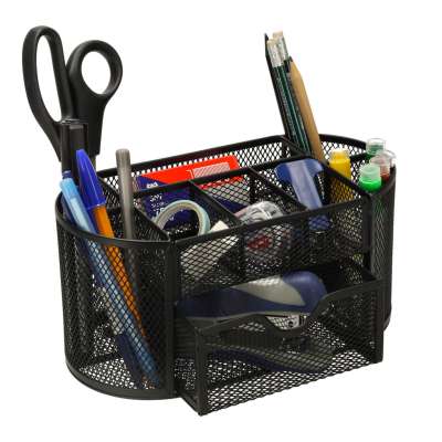 Desk organizer metal 9 compartments