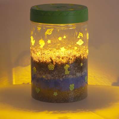 Dinosaur breeding terrarium projector with LED night light