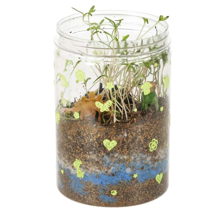 Dinosaur breeding terrarium projector with LED night light