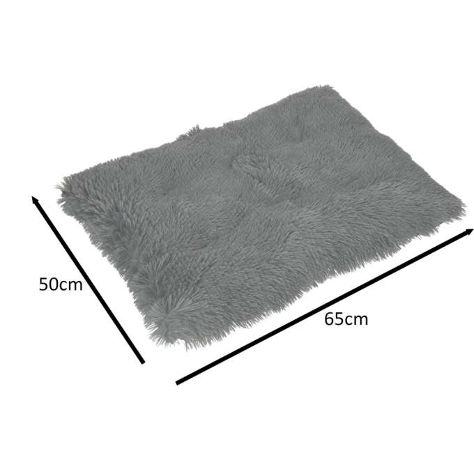 Dog bed mat 65x50cm black