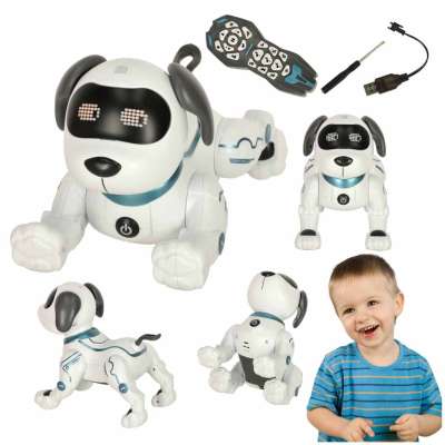 Dog interactive remote control RC robot jumps sings