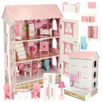 Dolls' house wooden Lulilo Papilio pink 80cm