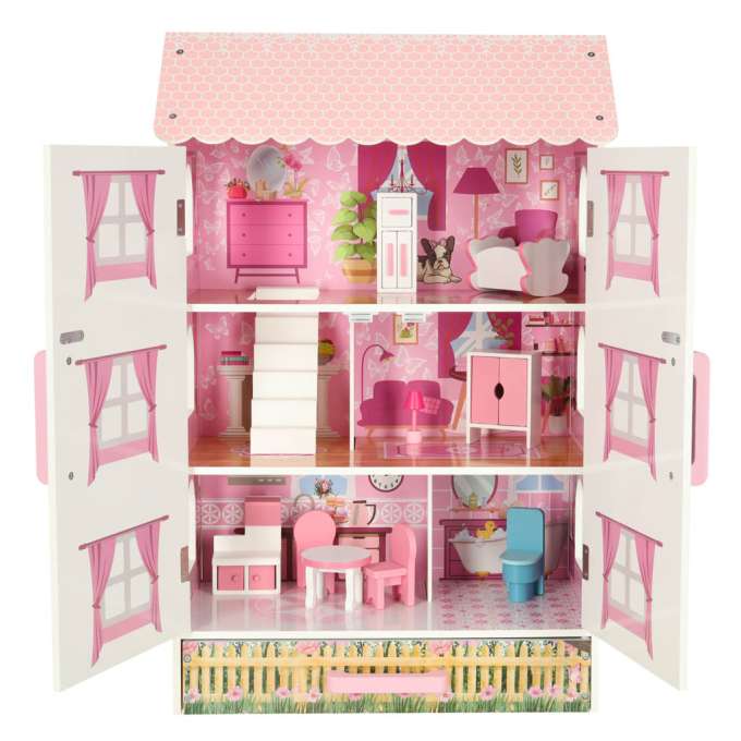 Dolls' house wooden Lulilo Papilio pink 80cm