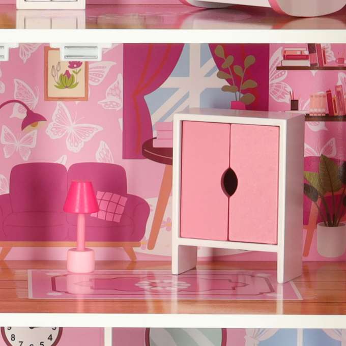 Dolls' house wooden Lulilo Papilio pink 80cm