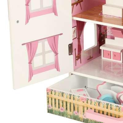 Dolls' house wooden Lulilo Papilio pink 80cm