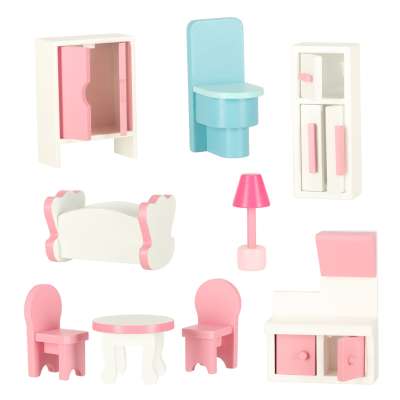 Dolls' house wooden Lulilo Papilio pink 80cm