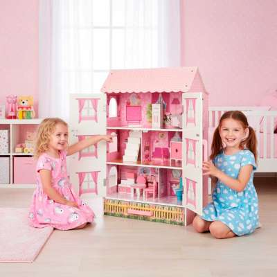 Dolls' house wooden Lulilo Papilio pink 80cm