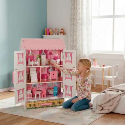 Dolls' house wooden Lulilo Papilio pink 80cm