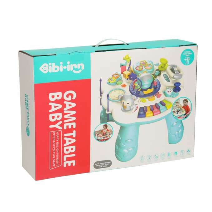 Educational interactive table for children with sound blue Bibi-inn