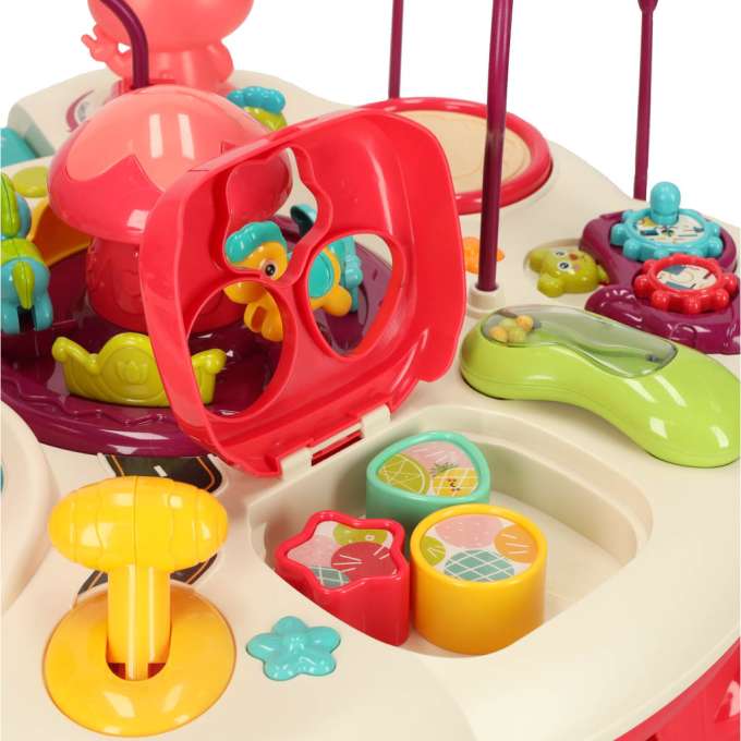 Educational interactive table for children with sound red Bibi-inn