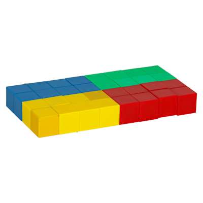 Educational magnetic cubic construction blocks 32 el.