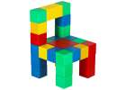 Educational magnetic cubic construction blocks 32 el. 6