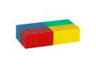 Educational magnetic cubic construction blocks 64 el. 2