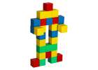 Educational magnetic cubic construction blocks 64 el. 5