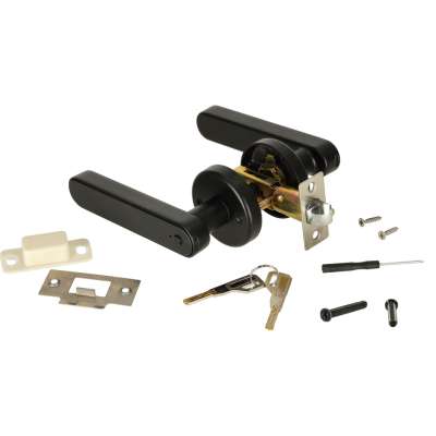 Electronic door lock fingerprint code handle bluetooth