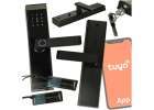 Electronic door lock handle code fingerprint bluetooth black 1