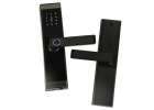 Electronic door lock handle code fingerprint bluetooth black 2
