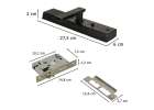 Electronic door lock handle code fingerprint bluetooth black 10