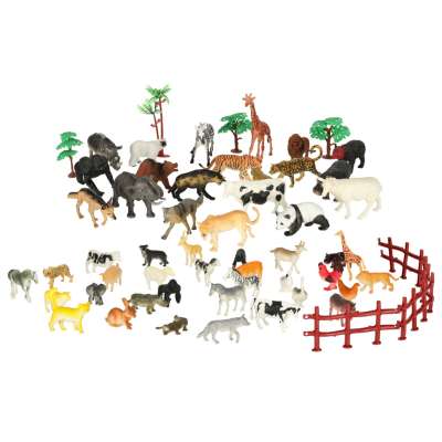 Figures zoo animals set of 59 el.