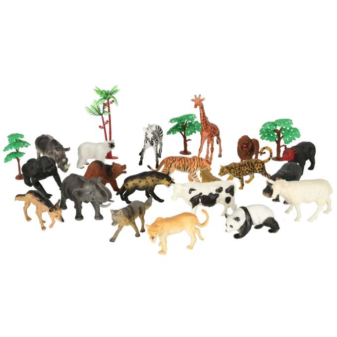 Figures zoo animals set of 59 el.