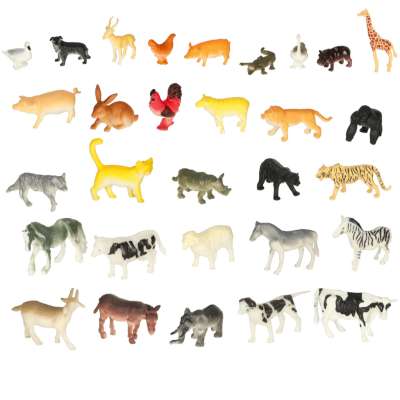 Figurki zwierzęta zoo zestaw 59 el.