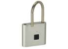 Fingerprint padlock smart electronic black 5