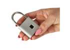 Fingerprint padlock smart electronic black 7