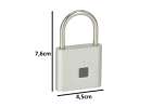 Fingerprint padlock smart electronic black 9