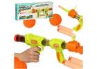 Foam ball gun rifle solid for kids game 2in1 green 1