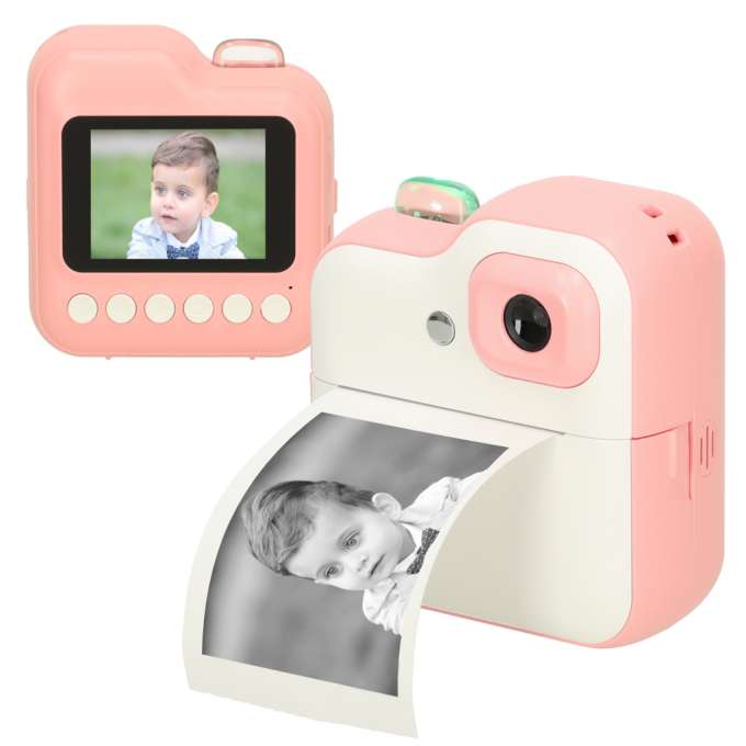 Instant camera for children 1GB 24mpx pink