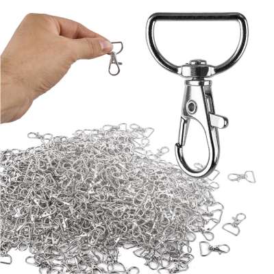 Key carabiner for lanyards handbags and keychains 20mm metal fish design set of 500 pieces