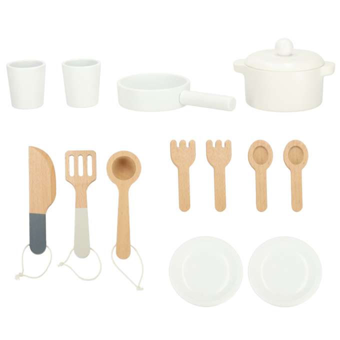 Kuchnia dla dzieci drewniana LULILO FLORA różowa