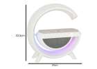 LED light with induction charger with radio 12