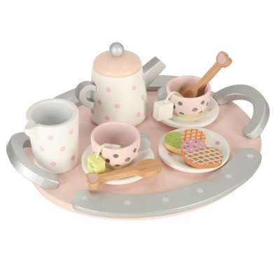 Lulilo coffee tea set wooden for kids