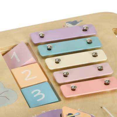 Lulilo manipulative table montessori pastel