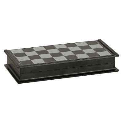 Magnetic chess checkers puzzle game